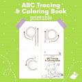 ABC Tracing & Coloring Book
