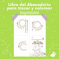 Libro del abecedario para trazar y colorear