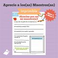 Nota de Agradecimiento al Maestro(a)
