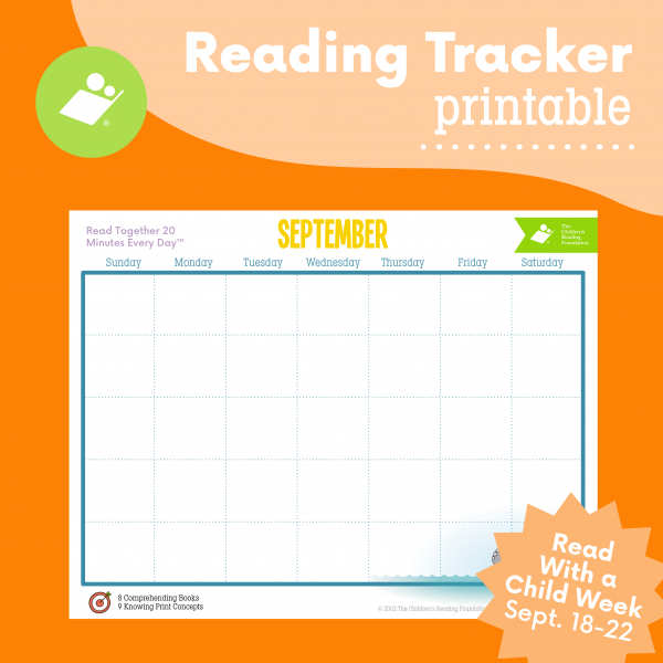 September Reading Tracker