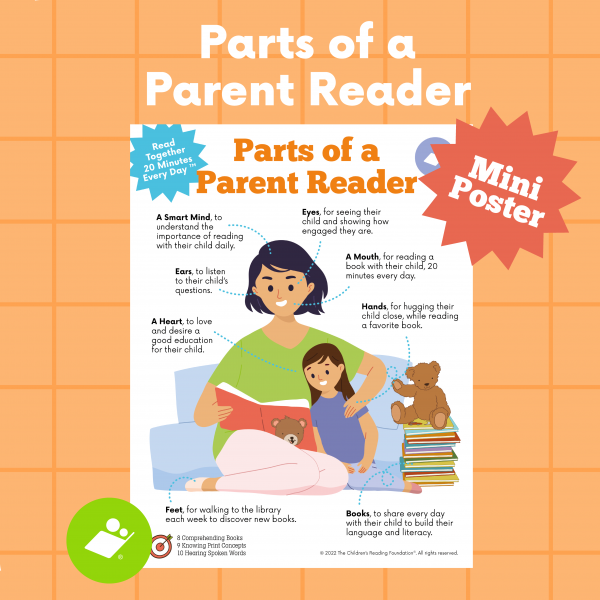 Parts of a Parent Reader Mini-Poster