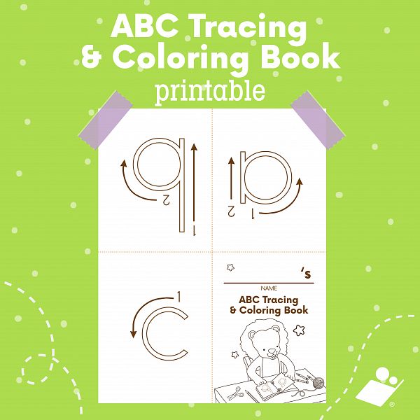 ABC Tracing & Coloring Book