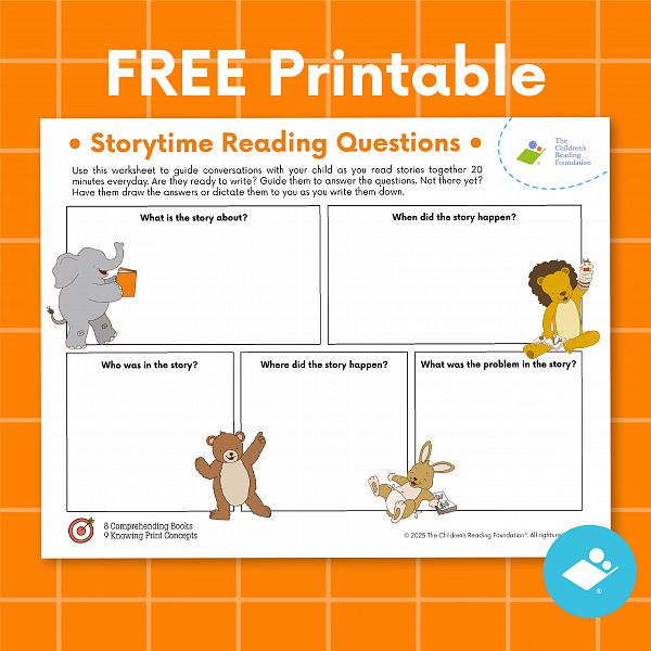 Storytime Reading Questions