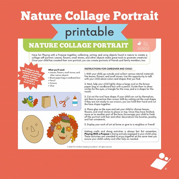 Nature Collage Portrait