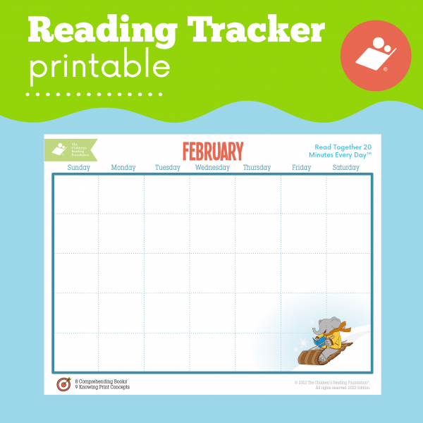 February Reading Tracker