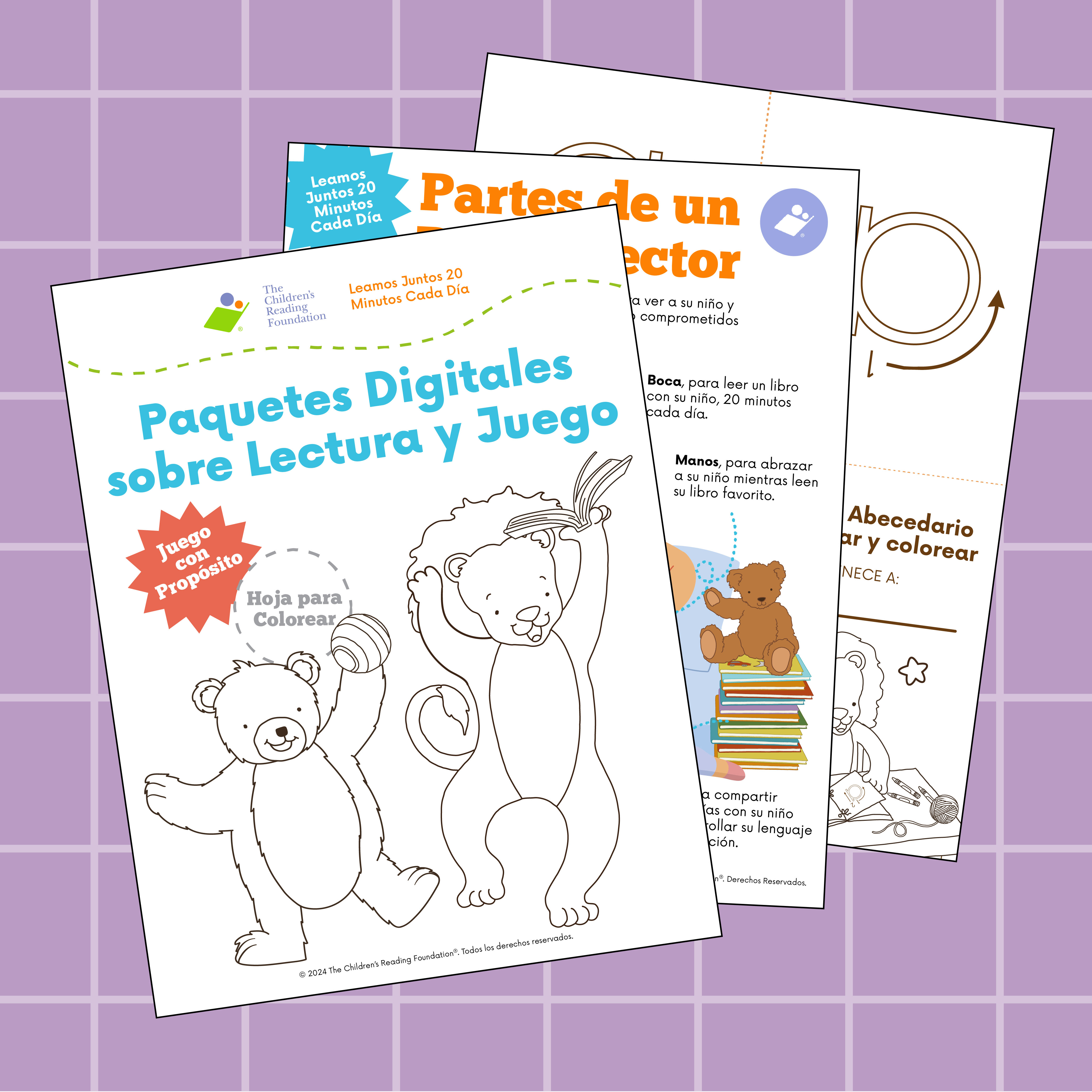 Paquete de Libros, Lectura y Juego