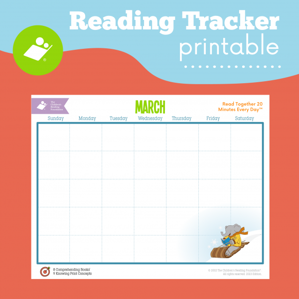 March Reading Tracker