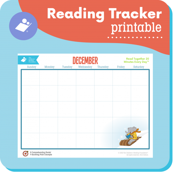 December Reading Tracker