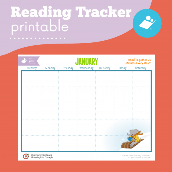 January Reading Tracker