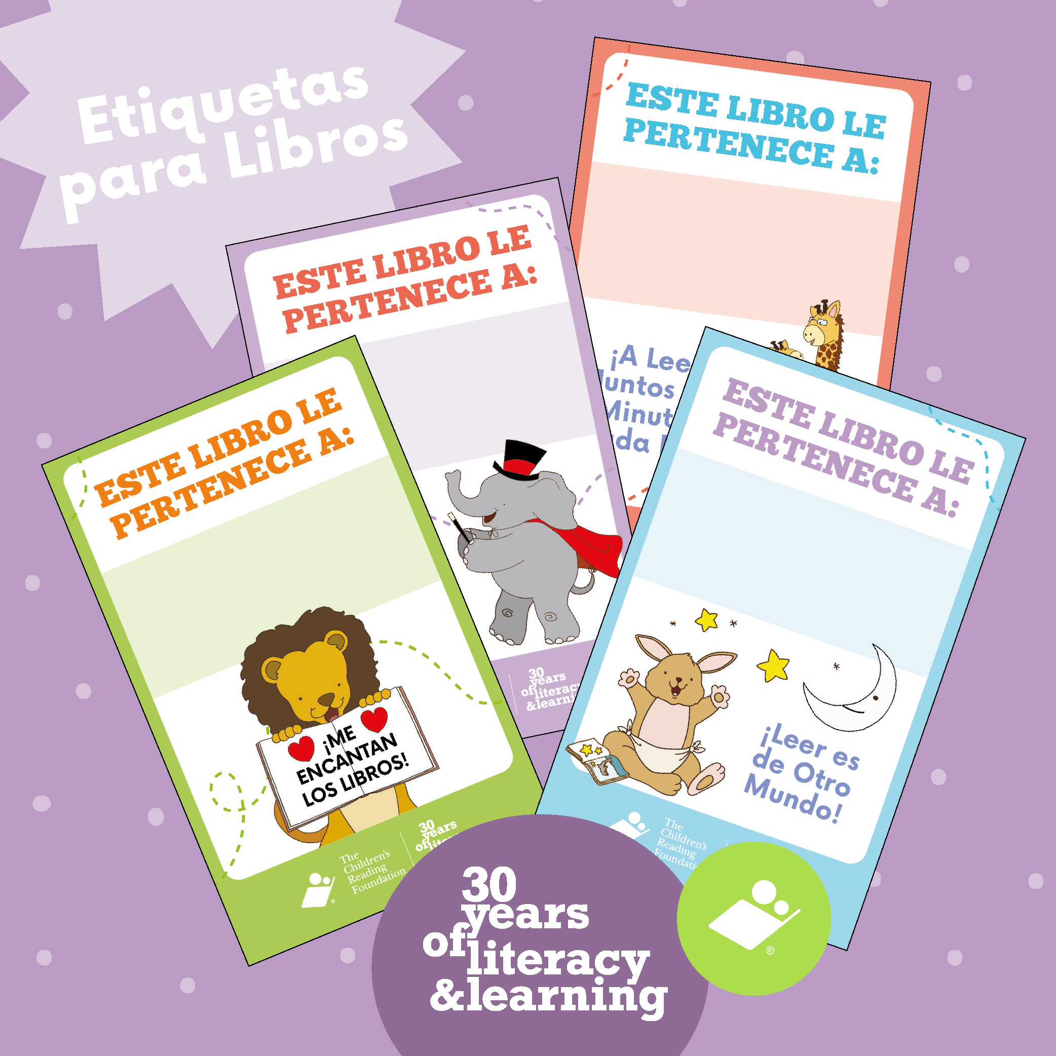 Etiquetas para Libros