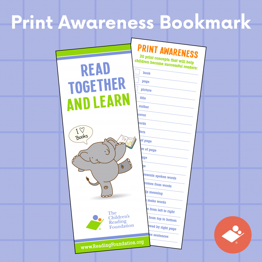Print Awareness Bookmark